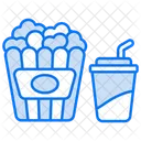 Popcorn And Party Snacks Icon