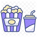 Popcorn And Party Snacks Snacks Snack Icon