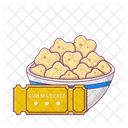 Snack Popcorn Corn Icon