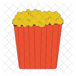 Popcorn bucket  Icon