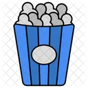 Popcorn Bucket Edible Eatable Icon