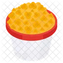 Popcorn Bucket Cinema Snack Edible Icon