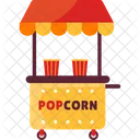 Popcorn Cart Food Icon