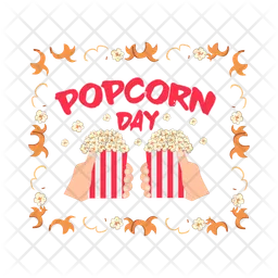 Popcorn day  Icon