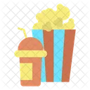 Popcorn-Getränk  Symbol