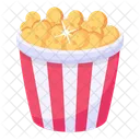 Popcorn Entertainment Snacks Icon