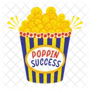 Popcorn Entertainment Snacks Icon