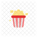 Popcorn Food Cinema Icon