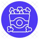 Popcorn Food Cinema Icon