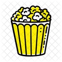 Popcorn Food Cinema Icon