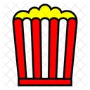 Popcorn Food Eating Icon