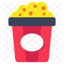 Popcorn Food Snacks Icon