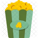 Popcorn Puffcorn Corn Snacks Icon