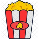 Popcorn Puffcorn Corn Snacks Icon