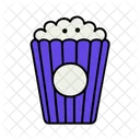 Popcorn Snack Fast Food Icon