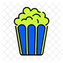 Popcorn Snack Fast Food Icon