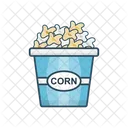 Popcorn Snack Food Icon
