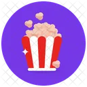 Popcorn Popcorn Snacks Kino Snacks Symbol