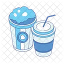 Popcorn Street Food Soft Drink Icon
