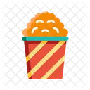 Popcorn Snack Movie Icône