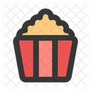 Popcorn Snack Cinema Icône