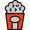 Popcorn Snack Movie Icône
