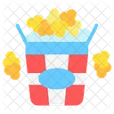 Popcorn Snack Buttery 아이콘