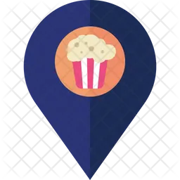 Popcorn location  Icon