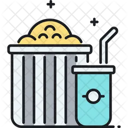 Popcorn Soda  Icon