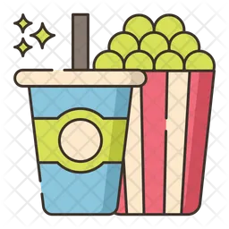Popcorn Soda  Icon