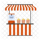 Popcorn Stall Striped Icon