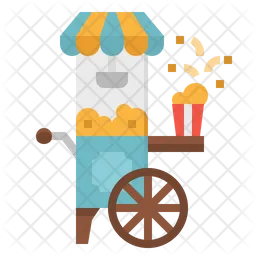 Popcorn Stall  Icon