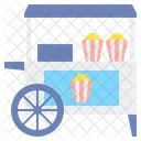 Popcorn Stall Popcorn Popcorn Shop Icon