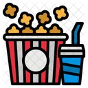 Popcorn Snack Kino Symbol