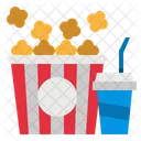 Popcorn Snack Kino Symbol