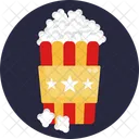 Popcorns Snack Movie Icon