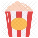 Popcorn Snacks Food Icon