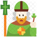 Pope St Patrick Day Faith Icon