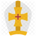 교황 모자 역사 아이콘