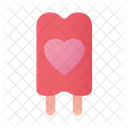 Popsicle Love Heart Icon