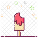 Popsicle Bite Ice Pop Ice Cream Icon
