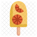 Popsicle Orange  Icon