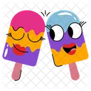 Popsicles Dessert Food Icon