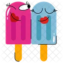 Popsicles Dessert Food Icon