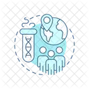 Population based biobanks  Icon