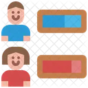Population Data Chart Icon