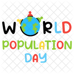 Population Day  Icon