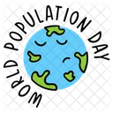Population Day  Icon