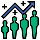 Population Growth Population Increase Icon