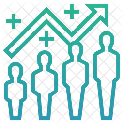 Population Growth  Icon